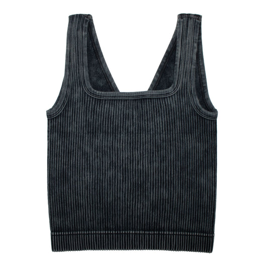 Fleur Noire Ribbed Tank