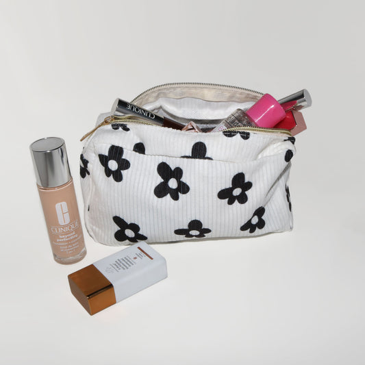 Fleur Noire Makeup Bag
