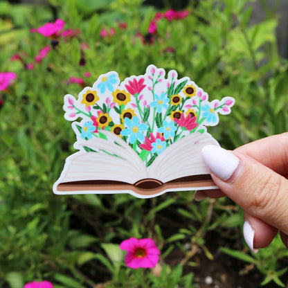 Blooming Book Sticker