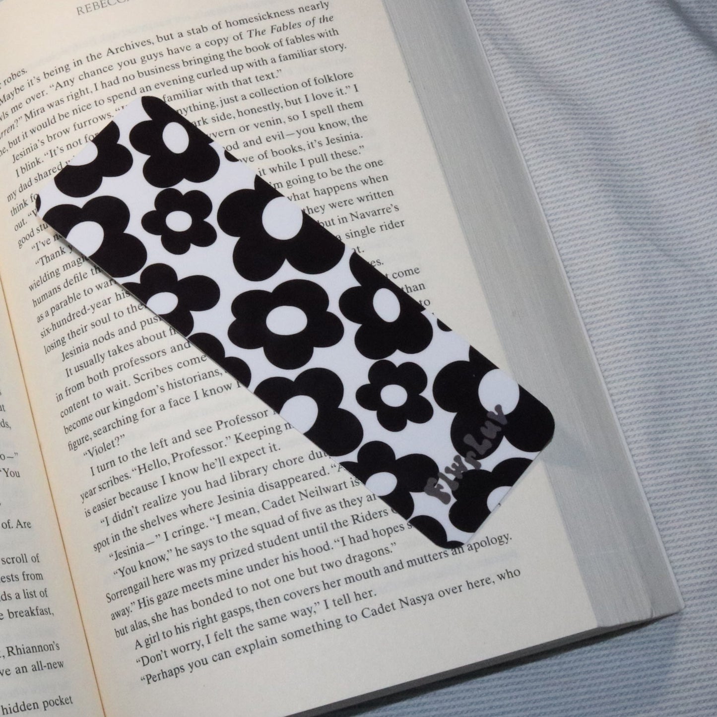 Fleur Noire Bookmark