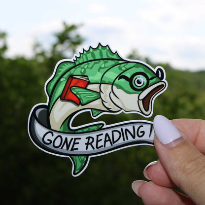 Gone Reading Sticker