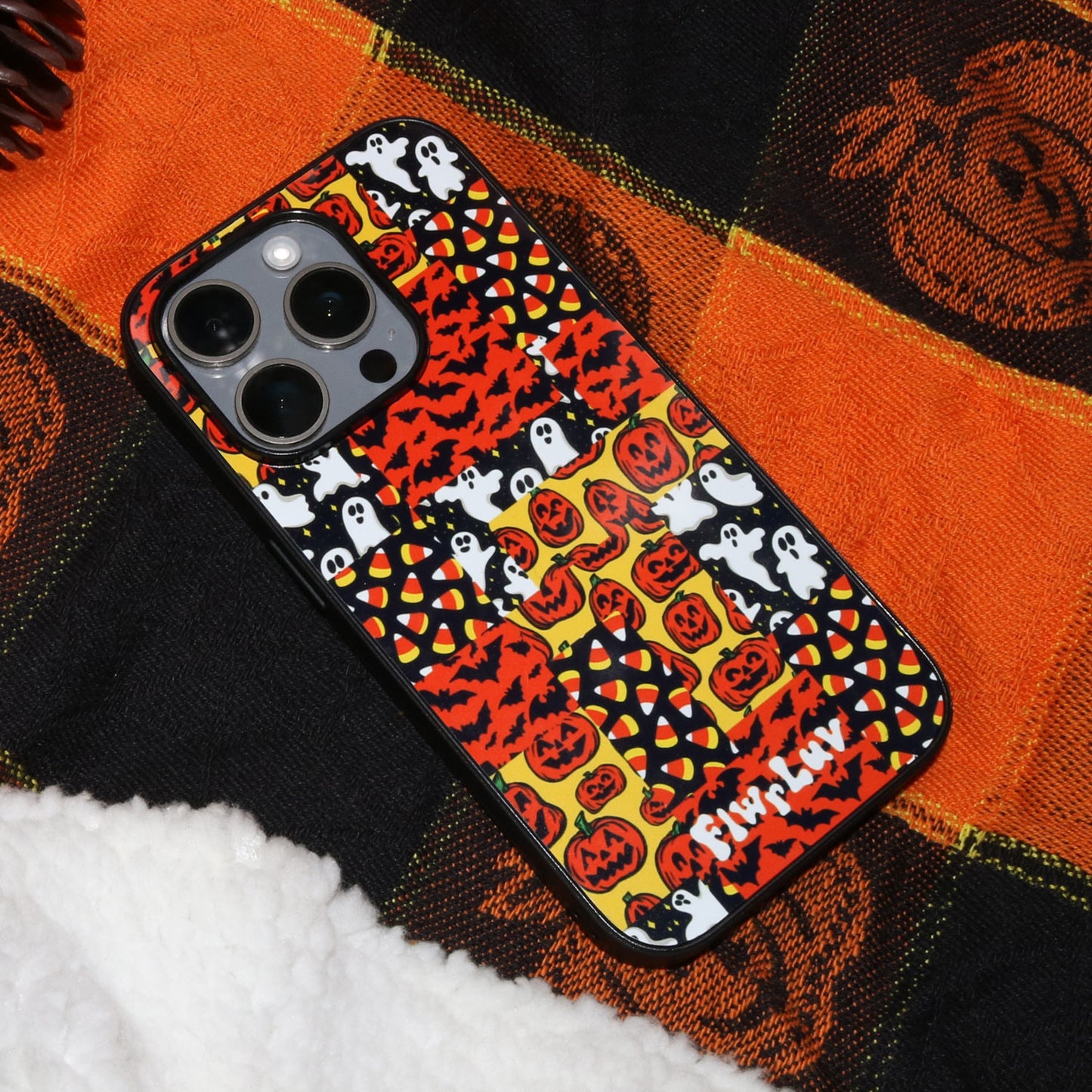 Halloween Patchwork iPhone Case