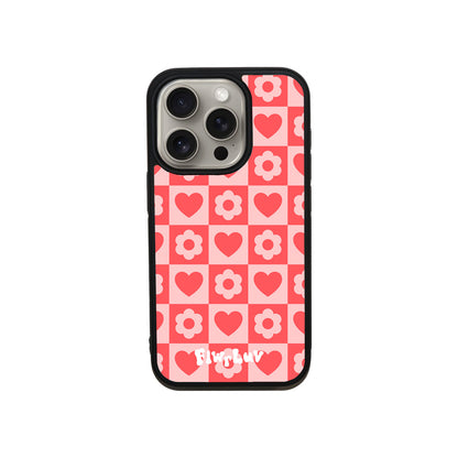 Flwr Luv Checks iPhone Case