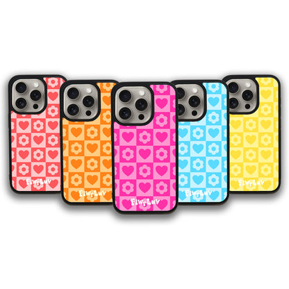 Flwr Luv Checks iPhone Case