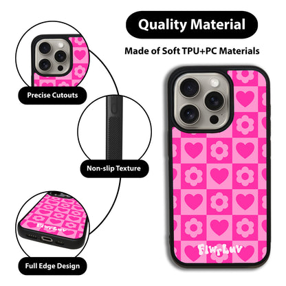 Flwr Luv Checks iPhone Case