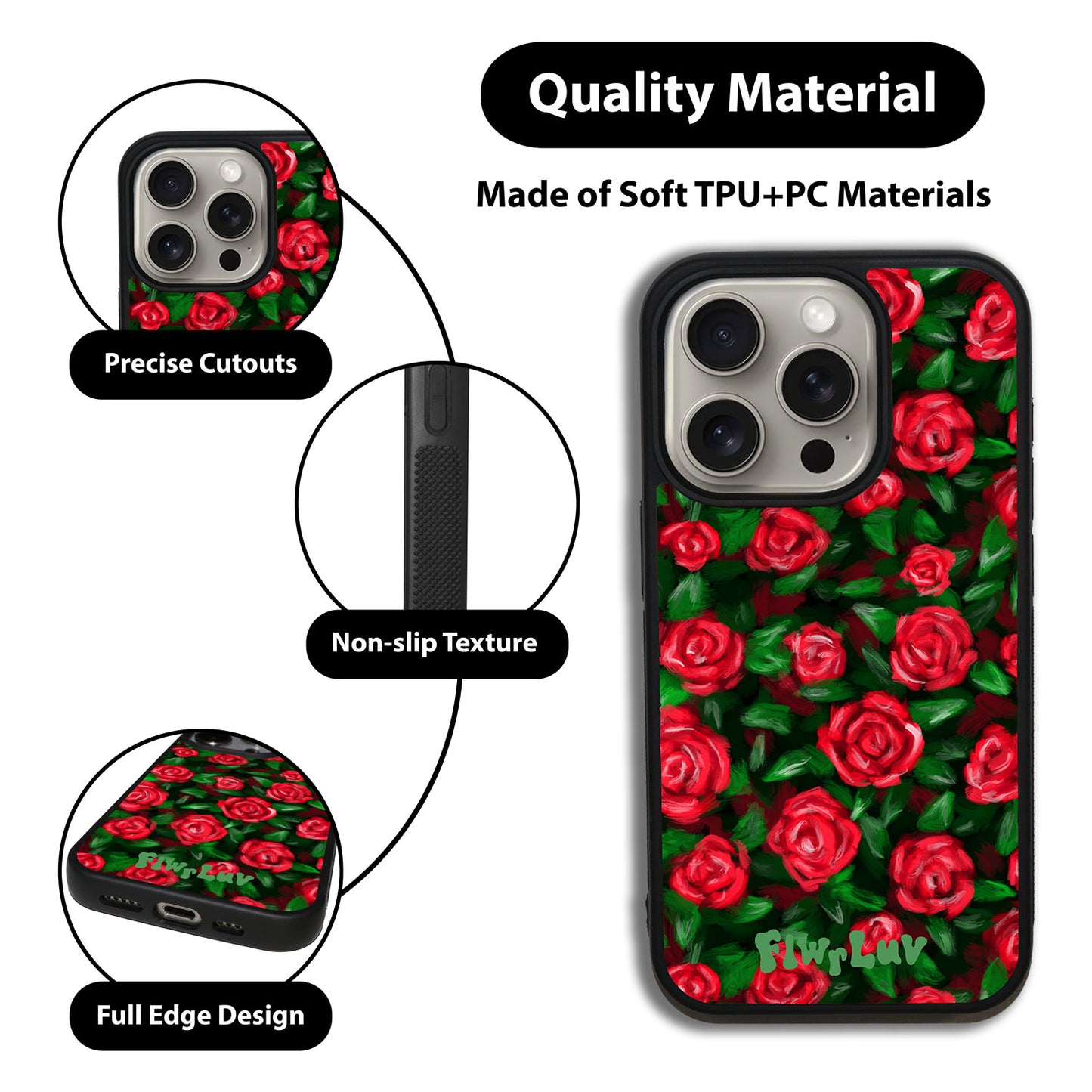 Enchanted Rose iPhone Case
